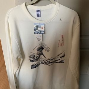 Uniqlo Hokusai Blue Sweater